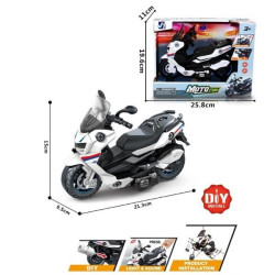 Μηχανή-Scooter Friction 21cm Συναρμολογούμενη Με Ήχο & Φως