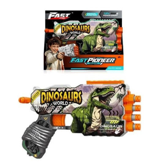 Όπλο Dionsaurs 23cm Με 12 Αφρώδεις Σφαίρες