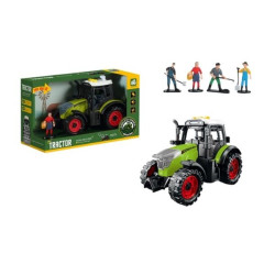 Τρακτέρ 16cm Friction Με Φιγούρα, Ήχο & Φως