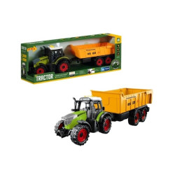 Τρακτέρ 35cm Friction Με Καρότσα, Ήχο & Φως