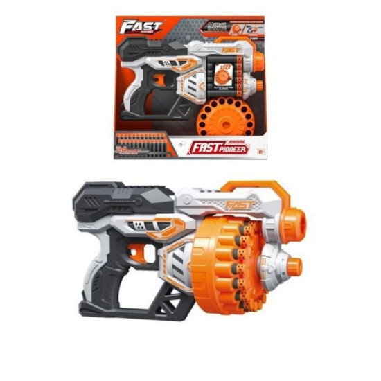 Όπλο Πολυβόλο 30cm Με 24 Αφρώδεις Σφαίρες