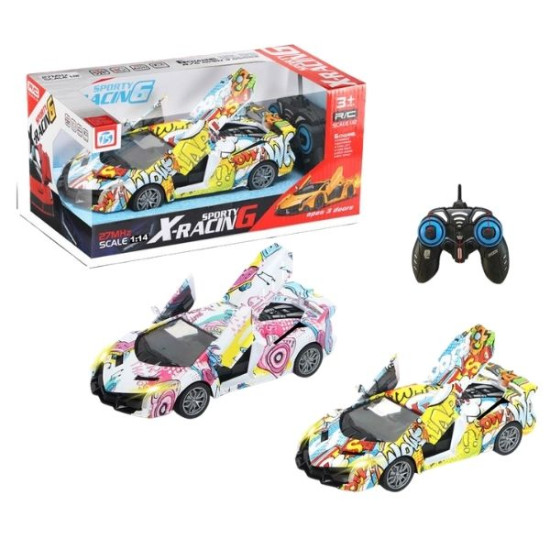 Τηλεκατευθυνόμενο Αγωνιστικό Όχημα Graffiti 1:14 2 Χρώματα