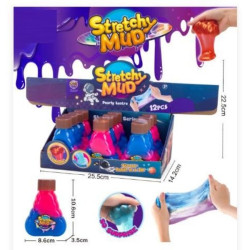 Χλαπάτσα Slime Δίχρωμη Σε Μπουκάλι Display  12