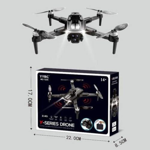 Drone Y-325 27cm 2.4GHz Με Διπλή Κάμερα 4Κ