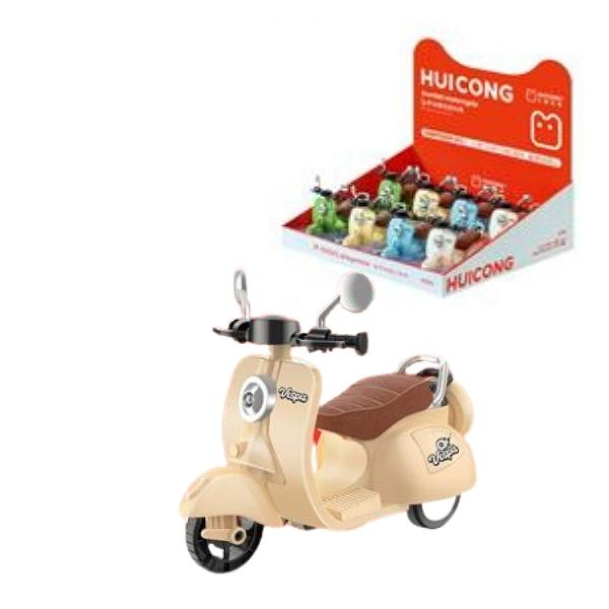 Μηχανή Scooter 16cm Free Wheels  Με Ήχο & Φως 4 Χρώματα 36x33x12cm Display 8