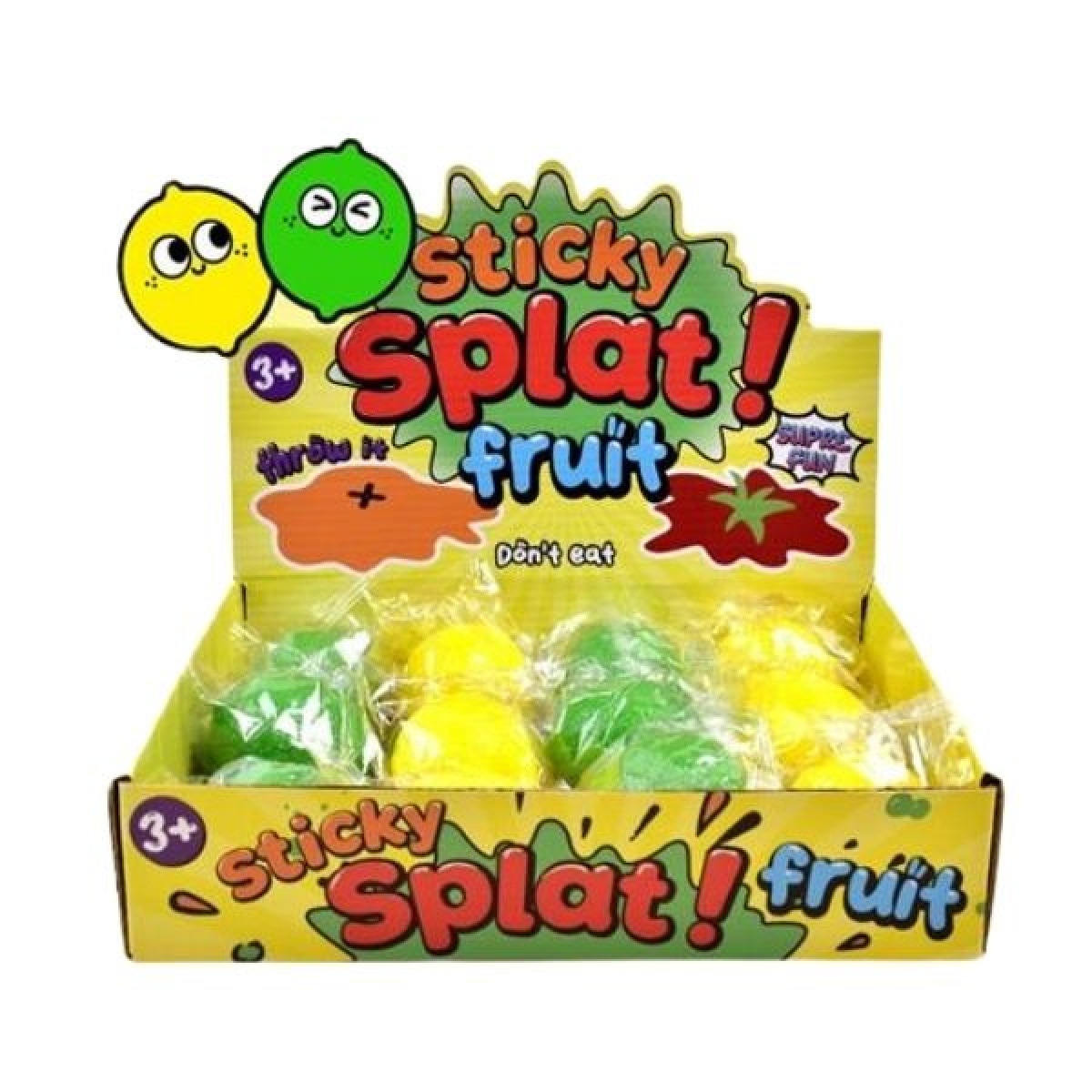 Squishy Λεμόνι 5-6cm 2 Χρώματα 26x19x7cm Display 12