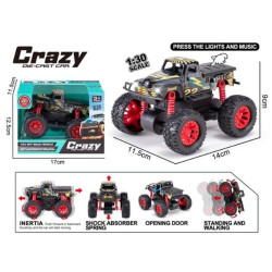 Όχημα Off-Road 1:30 Friction Με Ήχο & Φως 14×11.5×9εκ