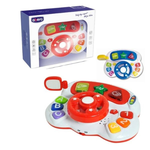 Βρεφικό Τιμόνι Οδήγησης Με Ήχο & Φως 21x16x8cm