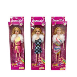Κούκλα Μανεκέν 29cm Fashion 3 Σχέδια