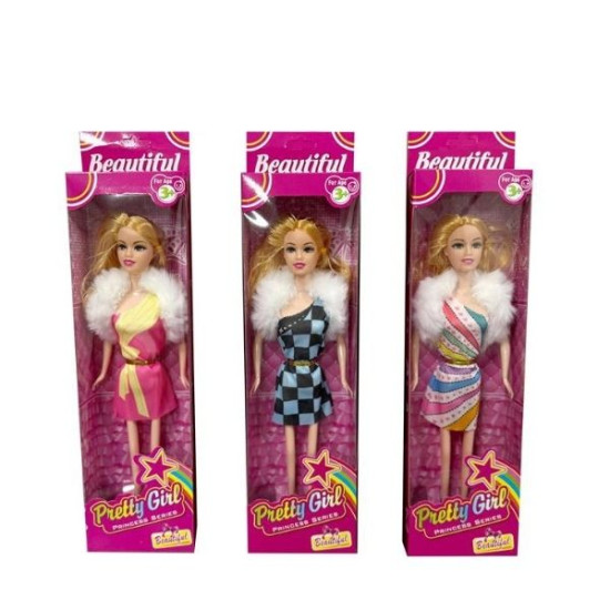 Κούκλα Μανεκέν 29cm Fashion 3 Σχέδια