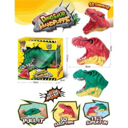 Φιγούρα Κουκλοθεάτρου Δεινόσαυρος T-Rex Διάφορα Χρώματα 12x12x9cm