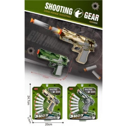 Πιστόλι Desert Eagle Με 6 Σφαίρες Αφρού 2 Σχέδια 13cm