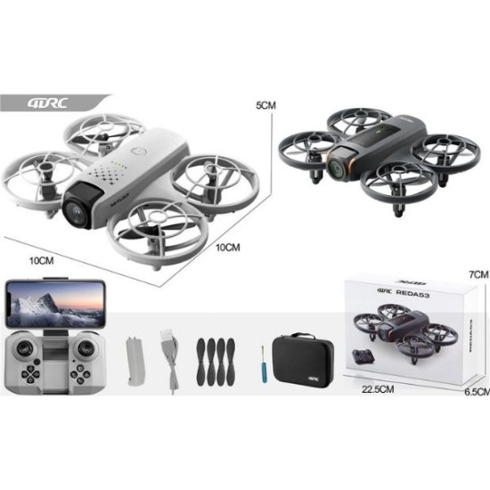 Drone REDA53 Με Κάμερα 2 Χρώματα 10x10x5cm