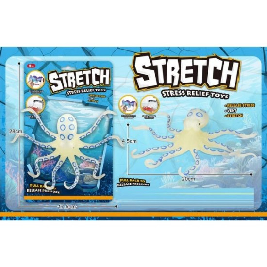 Χταπόδι Stretchy Διάφορα Χρώματα 20x5cm