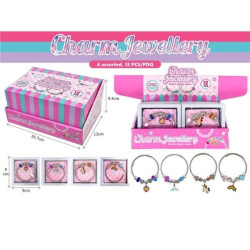 Βραχιόλι Με Charms 4 Σχέδια Display 12