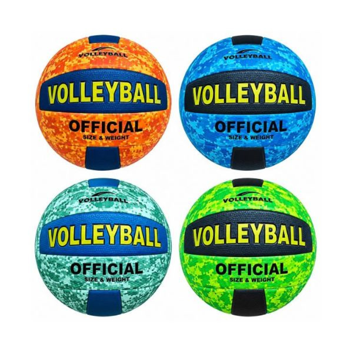 Μπάλα Volley Νο5 Ψηφίδα Διάφορα Χρώματα Ø22cm