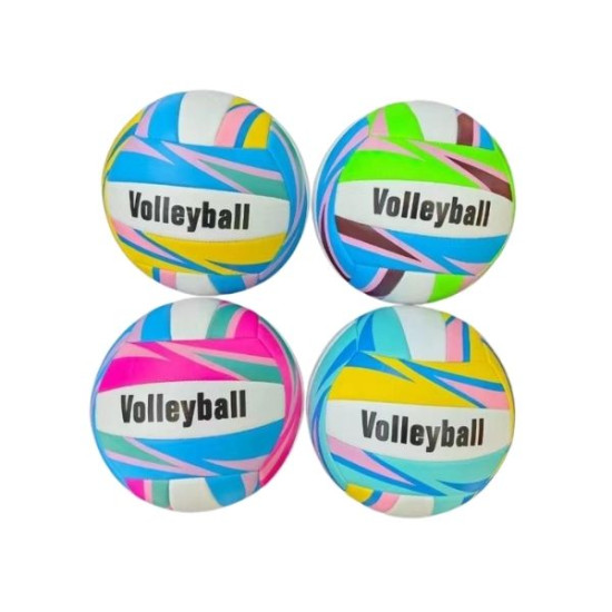 Μπάλα Volley Νο5 Τρίγωνα Διάφορα Χρώματα Ø22cm