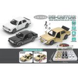 Σεντάν PullBack Μεταλλικό 1:32 Με Ήχο & Φως 3 Χρώματα  12x5x4cm