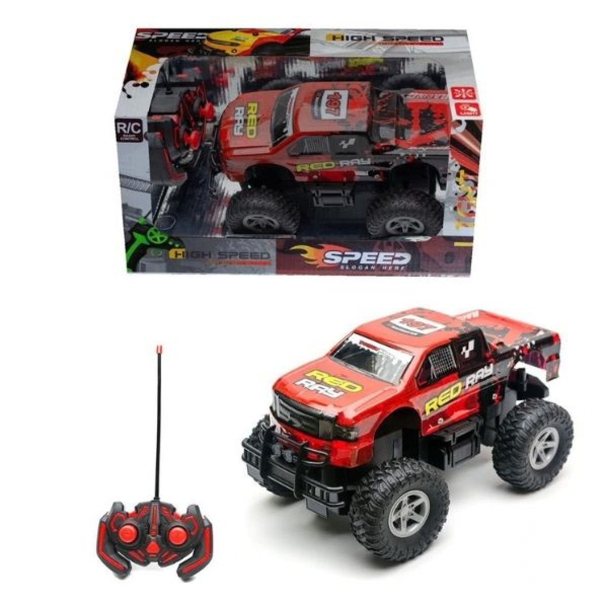 Τηλεκατευθυνόμενο Όχημα Off-Road 1:16 5 Λειτουργιών Με Φως 28x16x15cm